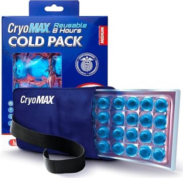Cryomax reusable cold pack for injury recovery and cold therapy