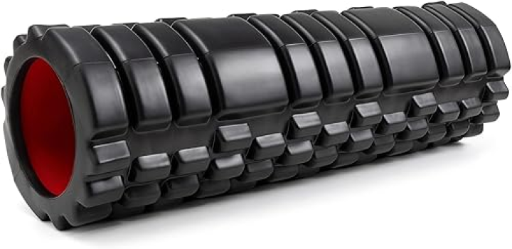 Deep tissue trigger point foam roller 18 inch for muscle recovery