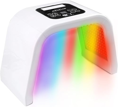 Megelin 8 in 1 LED light therapy device with multiple color modes