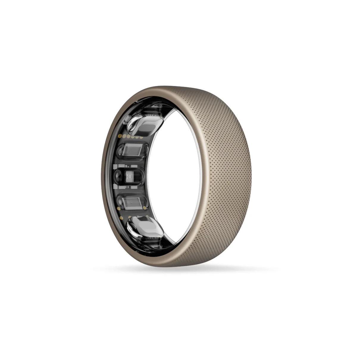Amazfit Helio Ring smart ring in silver for health and recovery tracking