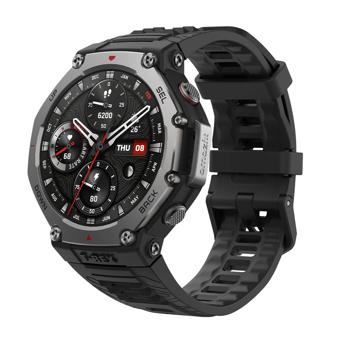 Amazfit T-Rex 3 rugged GPS smartwatch in black