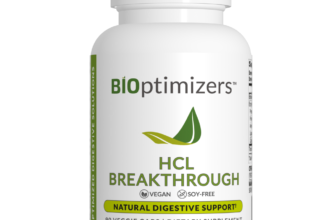 BIOptimizers HCL Breakthrough supplement bottle white background