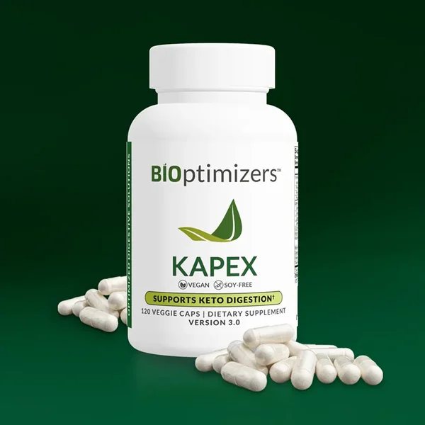 BIOptimizers kApex digestive enzyme supplement bottle