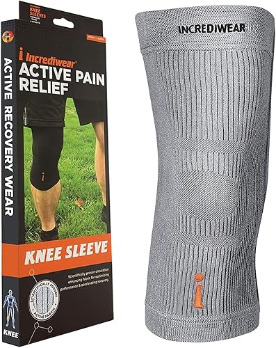 Incrediwear Knee Sleeve grey compression brace