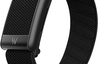 WHOOP 5.0 activity tracker with black band on wrist