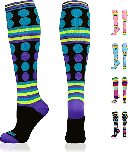 NEWZILL medical compression socks in black with graduated 20-30 mmHg support