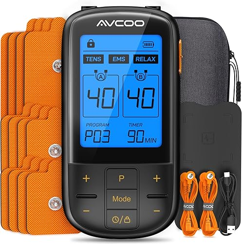 AVCOO 3-in-1 TENS EMS Unit