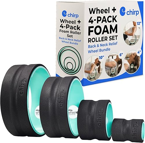 Chirp Wheel Plus 3 pack back roller set in different sizes