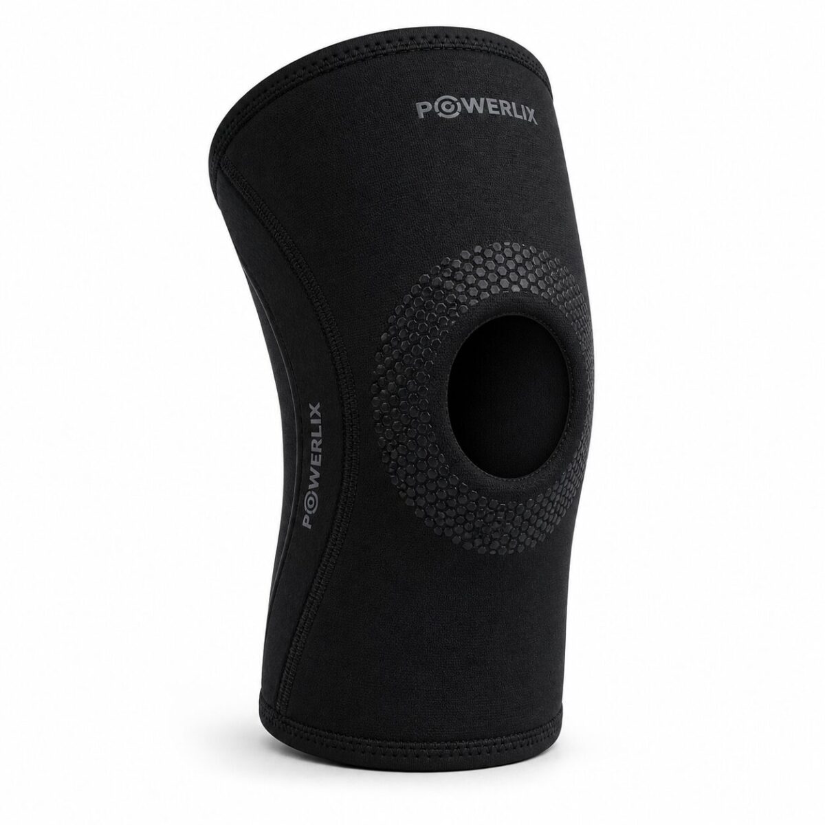 POWERLIX black knee compression sleeve product photo