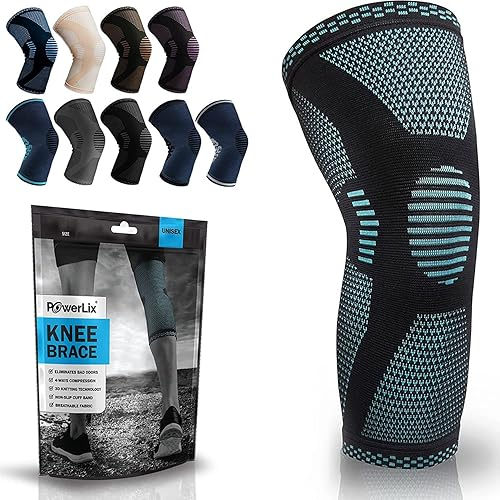 POWERLIX knee compression sleeve in black