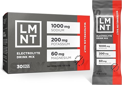 LMNT electrolyte drink mix packets