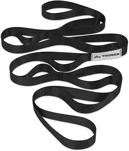Trideer stretching strap with numbered loops