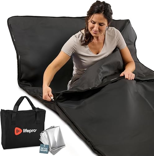 LifePro RejuvaWrap infrared sauna blanket with controller