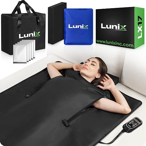 Lunix LX17 infrared sauna blanket folded open