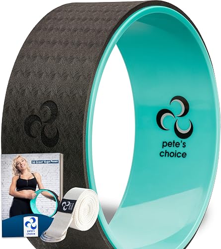 Petes Choice yoga wheel with stretch strap