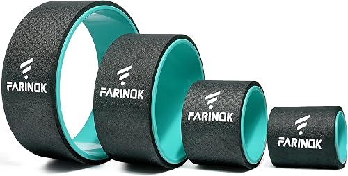 Yoga wheel set of three sizes with strap