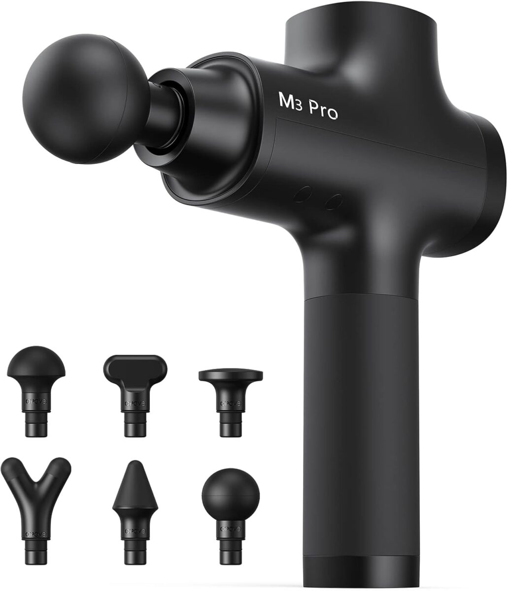 Opove M3 Pro 2 massage gun in black