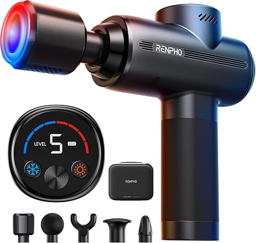 RENPHO Active Thermacool 2 massage gun with heat and cold control